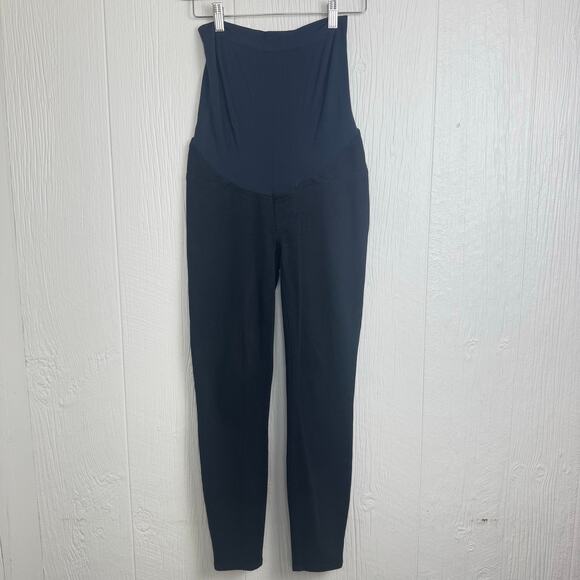 Spanx Mama Ankle Jean Like Pants Leggings Black 20154R Size Small Skinny Pull On - Picture 2 of 10